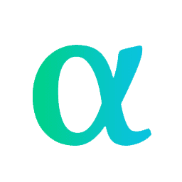 Logo officiel de AlphaChat - Outil IA présenté sur Decod.tech