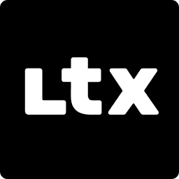 Logo officiel de LTX Studio - Outil IA présenté sur Decod.tech