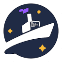 Logo officiel de Steamship - Outil IA présenté sur Decod.tech